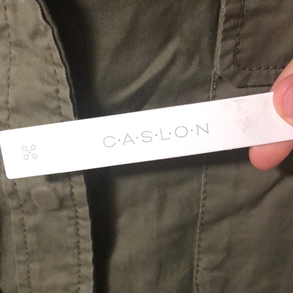 ⭐️CASLON Green Utility Jacket With Hood - Picture 5 of 8